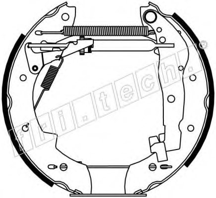 fri.tech. 16223 Brake Shoe Set